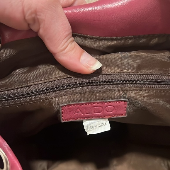 Aldo Large Pink Faux Leather Purse​​​​ - Picture 7 of 15